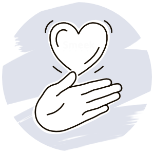 ハートフルなアイコン