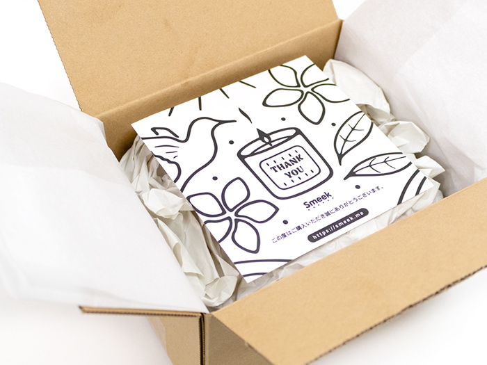 お買い上げいただいた際のパッケージング例