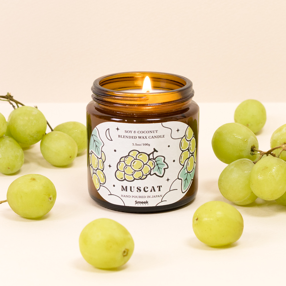 マスカット ソイワックスキャンドル