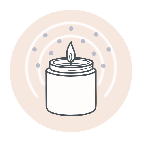 ミドルサイズキャンドル
